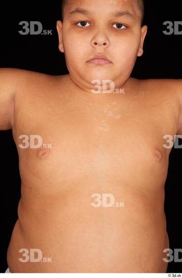 Chest Man White Nude Overweight Studio photo references