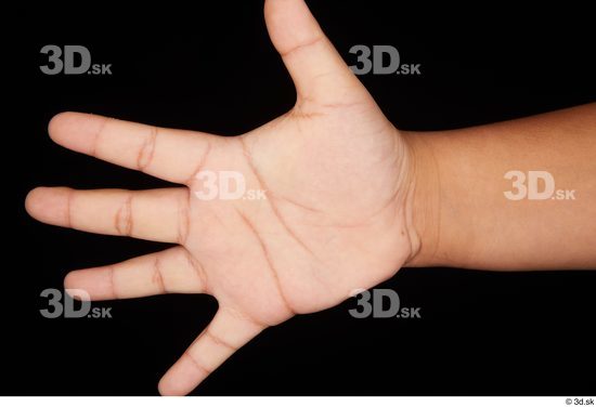 Hand Man White Nude Overweight Palm Studio photo references