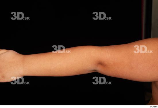 Forearm Man White Nude Overweight Studio photo references