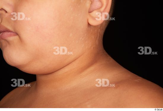 Neck Man White Nude Overweight Studio photo references