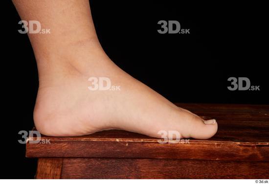 Foot Man White Nude Overweight Studio photo references
