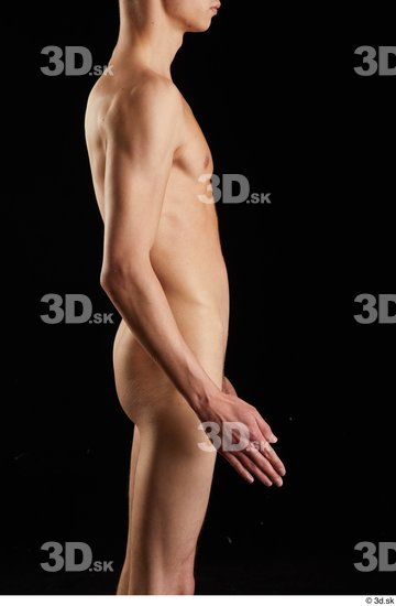 Arm Man White Nude Slim Studio photo references