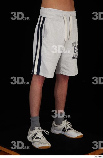 Leg Man White Sports Slim Studio photo references