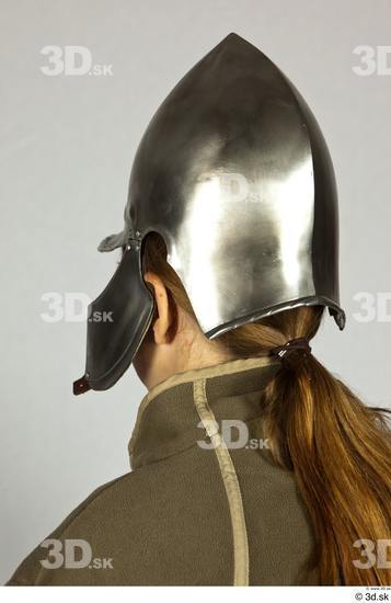 Head Woman White Historical Helmet Costume photo references