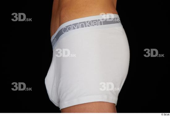 Hips Man Underwear Slim Studio photo references