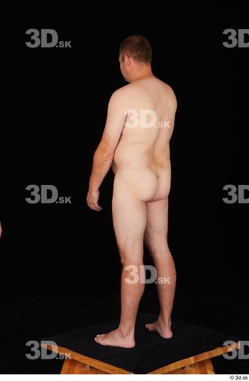 Whole Body Man White Nude Chubby Standing Studio photo references