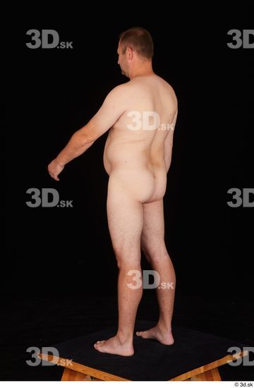 Whole Body Man White Nude Chubby Standing Studio photo references