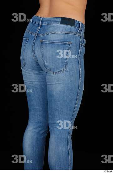 Serina Gomez blue jeans bottom buttock casual dressed thigh  jpg