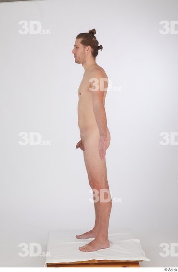 Whole Body Man White Nude Slim Standing Studio photo references