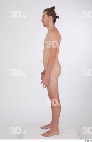 Whole Body Man White Nude Slim Standing Studio photo references