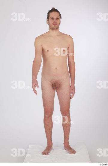 Whole Body Man White Nude Slim Standing Studio photo references