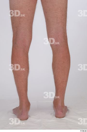 Calf Man White Nude Slim Studio photo references