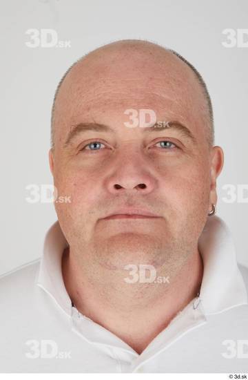 Face Head Man White Sports Overweight Street photo references