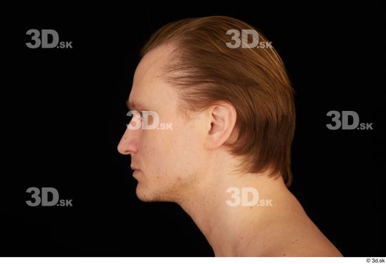 Hair Man White Studio photo references