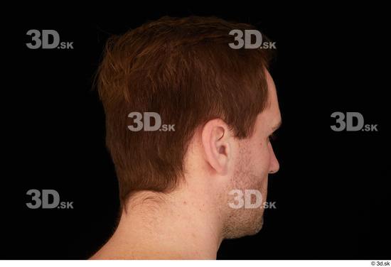 Hair Man White Studio photo references