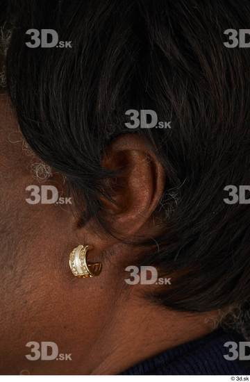Ear Woman Black Casual Chubby Street photo references