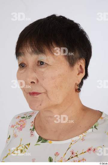 Head Hair Woman Asian Casual Chubby Street photo references