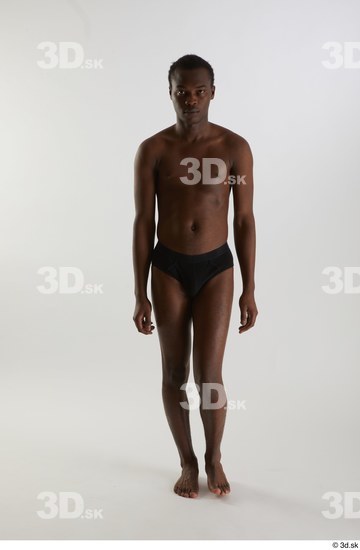 Man Black Slim Male Studio Poses