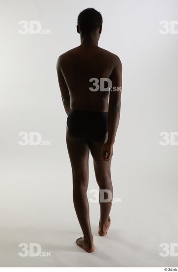 Man Black Slim Male Studio Poses