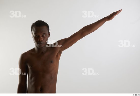 Man Black Slim Male Studio Poses