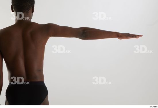 Man Black Slim Male Studio Poses