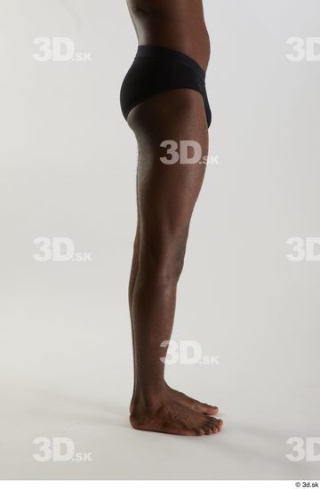 Man Black Slim Male Studio Poses