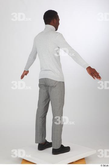 Man Black Slim Male Studio Poses