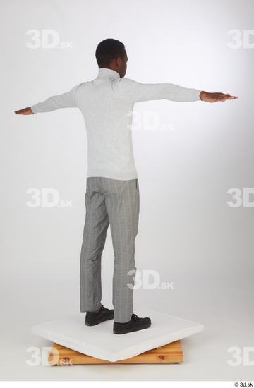 Man Black Slim Male Studio Poses