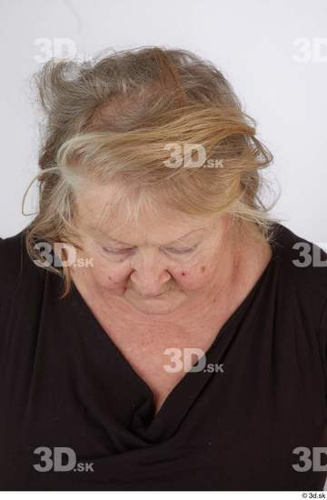 and more Head Hair Woman White Casual Overweight Street photo references