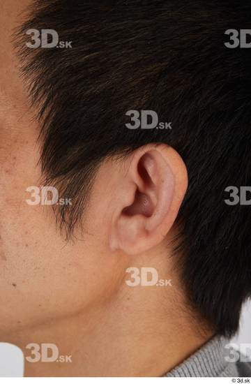 Ear Man Asian Casual Slim Street photo references