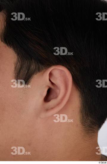 Ear Man Asian Casual Slim Street photo references