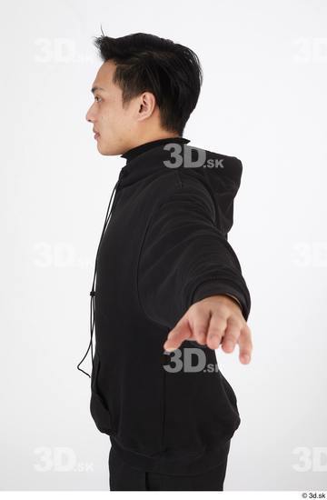Upper Body Man Asian Casual Slim Street photo references