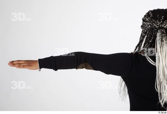 Arm Woman Black Casual Slim Street photo references