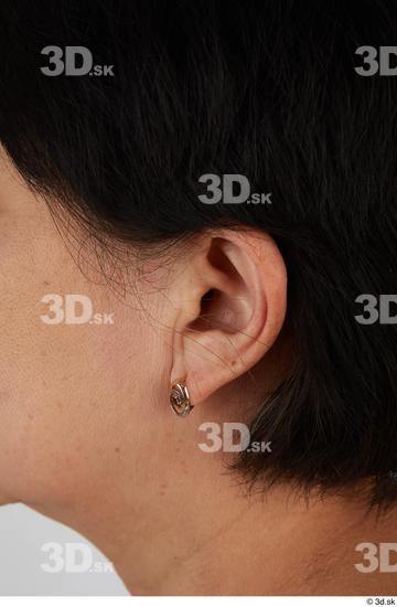 Ear Woman Asian Casual Slim Street photo references