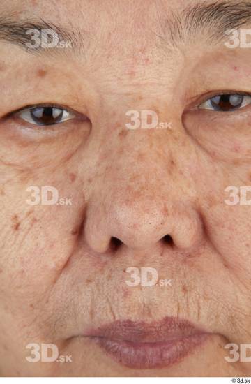 Nose Woman Asian Casual Chubby Street photo references
