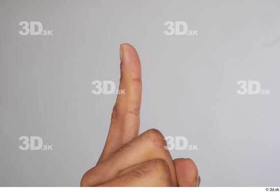 Fingers Man Black Nude Slim Studio photo references