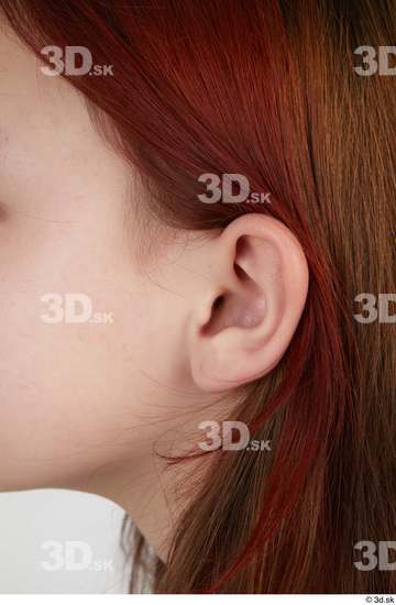 Ear Woman Asian Casual Slim Street photo references