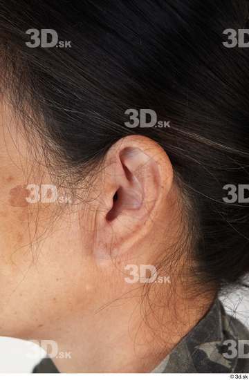 Ear Woman Asian Casual Slim Street photo references