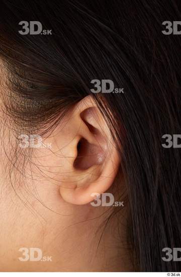 Ear Woman Asian Casual Slim Street photo references