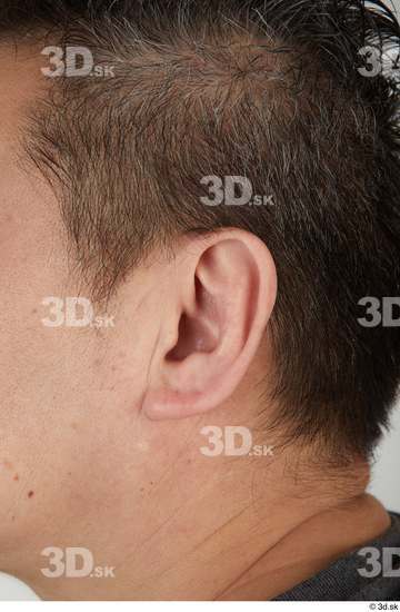 Ear Man Asian Casual Slim Street photo references