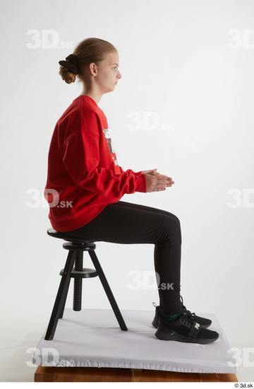 Woman White Average Female Studio Poses