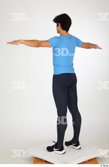 Man White Slim Male Studio Poses