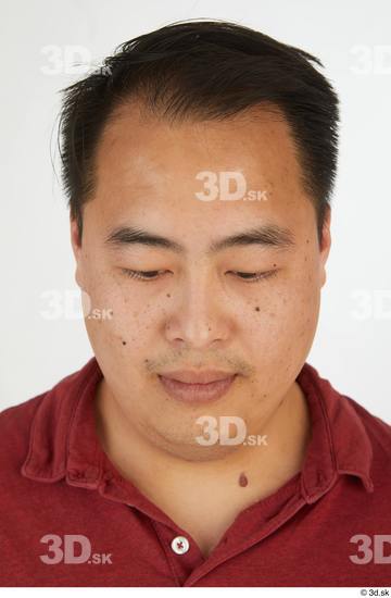 Head Hair Man Asian Casual Chubby Street photo references