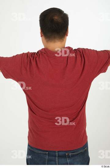 Upper Body Man Asian Casual Chubby Street photo references