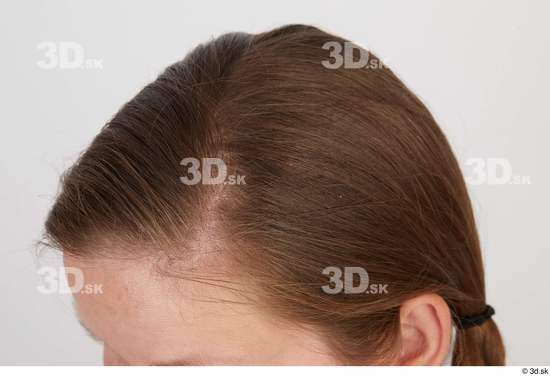 Head Hair Woman White Average Studio photo references