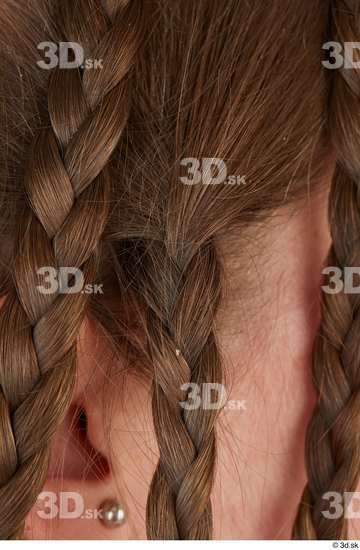 Hair Woman White Average Studio photo references