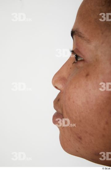 Nose Woman Black Casual Chubby Street photo references