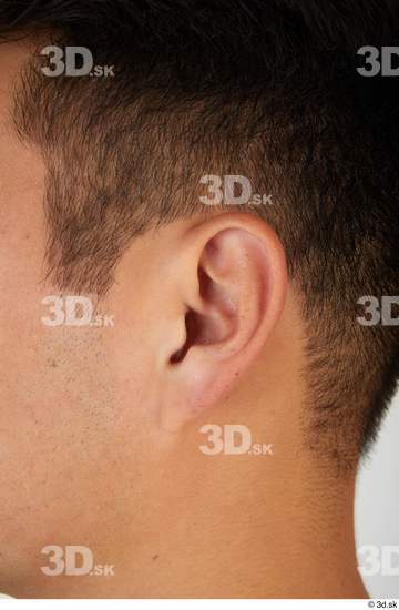 Ear Man Asian Casual Slim Street photo references