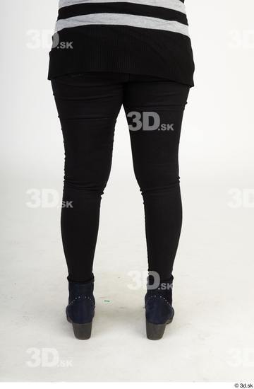 Leg Woman Black Casual Chubby Street photo references