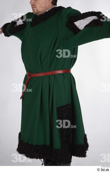 Upper Body Man T poses White Historical Dress Costume photo references